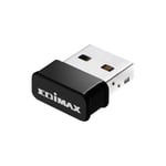 Edimax Trådløst Utstyr USB-Adapter AC1200 2.4/5 GHz (Dual Band) Wi-Fi Sort/Aluminium