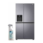 LG - Réfrigérateur Frigo Américain 2 Portes INOX 635L Door Cooling Gris