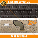 New Dell Inspiron 14R 14V N3010 N4010 N4020 Laptop keyboard UK Layout - Black