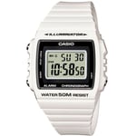 Wristwatch CASIO ILLUMINATOR W-215H-7AVDF Silicone White Chrono Alarm