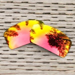 Walleva Mr.Shield Polarized Fire Red Replacement Lenses for Oakley Gascan