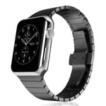 Apple Watch Series 4 44mm stainless steel watch band replacement - Black