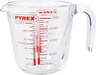 Pyrex Measuring Jug 500Ml | Capacity 568Ml / 20 Ounce | P586, Multicolor