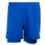 adidas OTR B S 2in1 Shorts M Herr Blå Korta Löparbyxor för Träning och Löpning