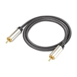 Cable coaxial audio num¿¿rique HiFi 5.1 SPDIF RCA vers RCA male vers male, cable coaxial pour audio num¿¿rique et vid¿¿o composite (taille : 1,5 m)