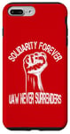 Coque pour iPhone 7 Plus/8 Plus L'UAW Strike Red Tee Syndicat des travailleurs unis de l'automobile (UAW Strong)
