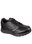 Skechers Nampa Lace Up Athletic Workwear Trainers, Black, Size 5, Women