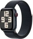 Apple Watch SE 2nd Gen 40mm LTE (keskiyö alum./keskiyö urheiluranneke)