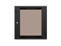Extralink Premium, Väggmonterad Rack, 12U, 70 Kg, Knapplås, Svart