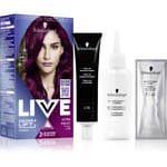 Schwarzkopf LIVE Colour + Lift permanent hair dye shade L76 Ultra Violet 1 pc