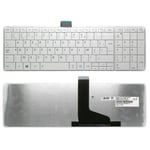 DNX Clavier Français FR pour Ordinateur PC Portable Blanc Toshiba Satellite (Pro) C850-1C5__0004, Neuf Garanti 1 an, Note-X