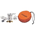 Trangia 27 Cookset With Kettle & Spirit Burner & Series Stove Bags, Size 27 - Orange