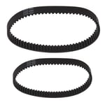 2PCS Vacuum Cleaner Tooth Belt for Bissell Proheat 2X 1548 1606419 & 1606418