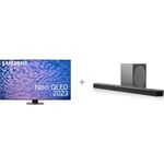 Samsung QN90C 55" 4K Neo QLED TV + HW-Q800C 5.1.2 Dolby Atmos Soundbar -tuotepaketti