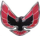 OER 494476 1974-76 Firebird Bird Front End Panel Emblem Red/Black