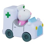 Peppa Gris Little Buggy Lekebil m/ støpt figur - Ambulanse