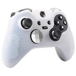 OSTENT Soft Protective Silicone Rubber Skin Case Cover for Xbox One Elite Controller Color White