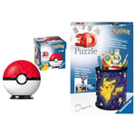 Ravensburger Pokemon Pokeball - 3D Jigsaw Puzzle Ball & Pokemon 3D Jigsaw Puzzle