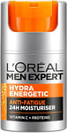 L'Oréal Men Expert Anti-Fatigue Moisturiser, Hydra Energetic Men'S Moisturiser w