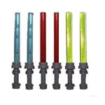 Lego Lightsaber Lot- 6 TOTAL - 3 Different Colors With Hilts - Kit Can Really Add To Your Collection
