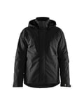 Blåkläder vinterjakke 44841917, avtagbar hette, svart, størrelse 4XL