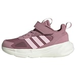 adidas Ozelle Running Lifestyle Elastic Lace with Top Strap Sneakers, Wonder Orchid/Clear Pink/Off White, 38 EU