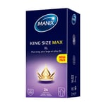 Manix Préservatifs King Size Max Boîte de 24