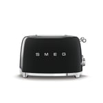 Smeg-Retro Toaster 4 Slices, Black