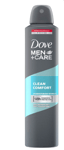 Dove Men+Care Clean Comfort Anti Perspirant Deodorant 250ml
