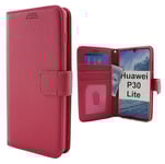 New Standcase Wallet Huawei P30 Lite (Hotpink)