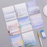 Landscape Travel Memo Pad Sticky Notes Paper Stickers Office Sch 7
