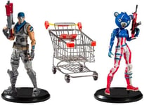 Fortnite Shopping Cart Pack, War Paint and Fireworks Leader RRP £39.99 lot GD