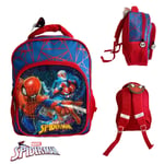 Kids Boys Junior MARVEL SPIDERMAN Luxury Backpack Nursery School Lunch Bag