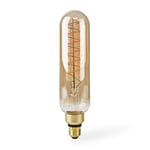 LED Glödlampa E27 | T65 | 8.5 W | 600 lm | 2000 K | Dimbar | Med guld finish | Retrostil | 1 st.