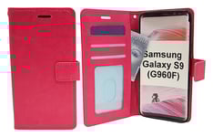 Crazy Horse Wallet Samsung Galaxy S9 (G960F) (Hotpink)
