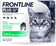 Frontline Spot On Plus for Cats 0.5ml 3 pack