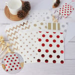 Christmas Gift Packing Paper Bag Candy Popcorn Treat Box Printed 6