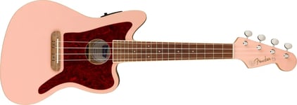 Fullerton Jazzmaster Ukulele Shell Pink