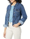 Amazon Essentials Women's Jeans Jacket (Available in Plus Sizes), Medium Wash, XL