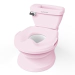 Summer by Ingenuity My Size Potty Pro en rose, toilettes d'apprentissage de la propret pour bb, son de chasse d'eau raliste, partir de 18 mois, jusqu' 50 livres