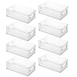 Storage Box Clear   Organizer for Refrigerator, Freezer and Kitchen C8J82375