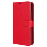 EIDERWOOD Asus ROG Phone 8 / 8 Pro Läder Plånbokfordral m. Stativ - Röd