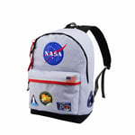 OFFICIAL NASA LOGO HOUSTON GREY URBAN USB BACKPACK RUCKSACK SCHOOL BAG BNWT KAR