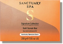 Sanctuary Spa Exfoliating Salt Scrub Bar, No Mineral Oil, Cruelty Free and Vegan