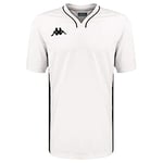 Kappa CALASCIA Maillot de Basket-Ball Homme, White, FR : XS (Taille Fabricant : XS)