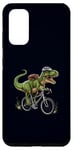 Coque pour Galaxy S20 T-rex Dinosaure à vélo Dino Cyclisme Biker Rider