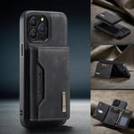 Apple iPhone 13ProMax DG.Ming Magnetic Wallet Case Black