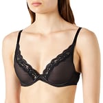 Passionata Women's Brooklyn T-Shirt Bra, Black (Schwarz 11), 34D