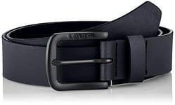 Levi's Men's Seine Metal Belt, Regular Black, 75 cm