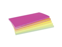 Magnetoplan Neon Moderationskort sorterade efter färg, Neon kvadrat 200 mm x 100 mm 250 st